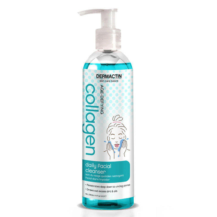 Dermactin Ts Daily Facial Cleanser With Collagen 8Fl Oz