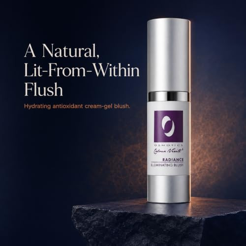 Osmotics Radiance Illuminating Blush Hydrating Cream Gel Blush For Mature And Dry Skin Antioxidant Formula With Vitamins A B5 And E For