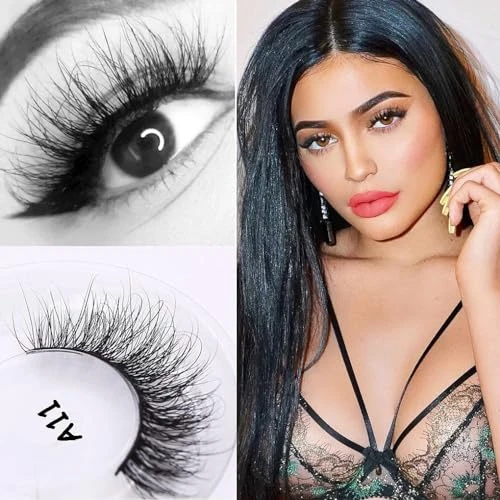 Veleasha Lashes 100 Percent Real Mink 3D Luxurious False Eyelashes No.A11