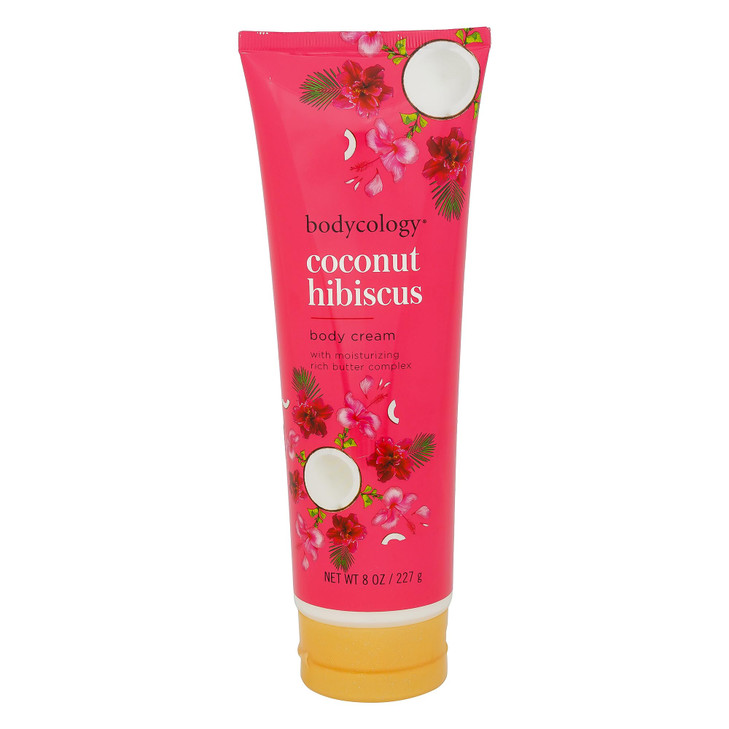 Bodycology Coconut Hibiscus Moisturizing Body Cream 8 Oz