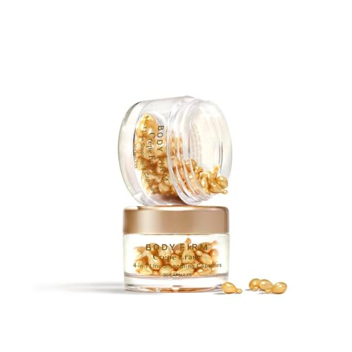 Crepe Erase Body Firm 4 In 1 Line Smoothing Capsules Anti Aging Hydrating Face And Eye Serum With Hyaluronic Acid And Multi Chain Peptide