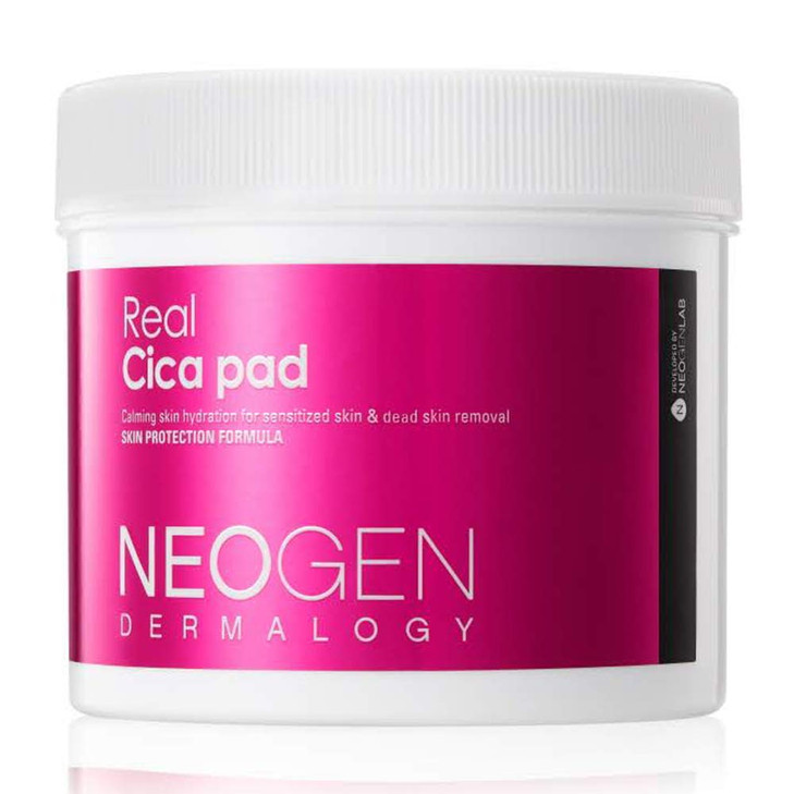Dermalogy By Neogenlab Real Cica Pad Restores Skin Barrier Soothes Gently Exfoliates And Cleanses Cica Micellar Pad