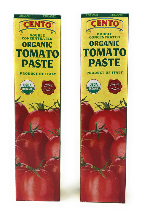 Cento Double Concentrated Organic Tomato Paste 2 4.56 Oz Tubes