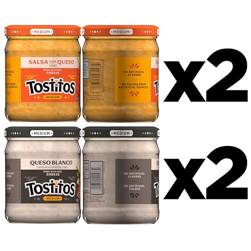 Tostitos Queso Variety Pack 11.25 Ounce Pack Of 4