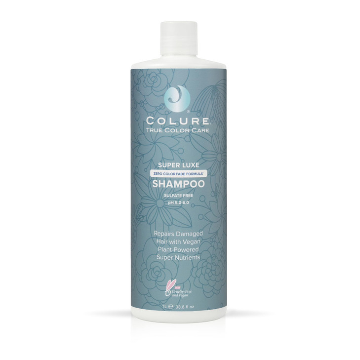 Colure Super Luxe Shampoo 33 Oz Ultra Moisturizing Sulfate Free Cleanser For Thick Coarse Curly Hair Anti Frizz
