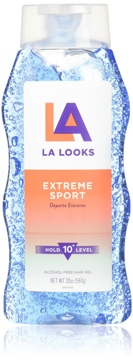 L.A. Looks Extreme Sport Ultra Hold Hair Gel 20 Ounce Pack Of 6