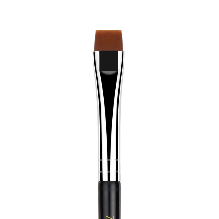 Bdellium Tools Professional Makeup Brush - Maestro Series 714 Flat Eye Definer - With Soft Synthetic Fibers, For Eye Definition (Black, 1pc)