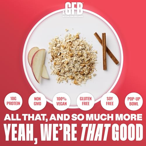 Apple Cinnamon Protein Oatmeal Cups Certified Gluten Free Oatmeal 6 Pack