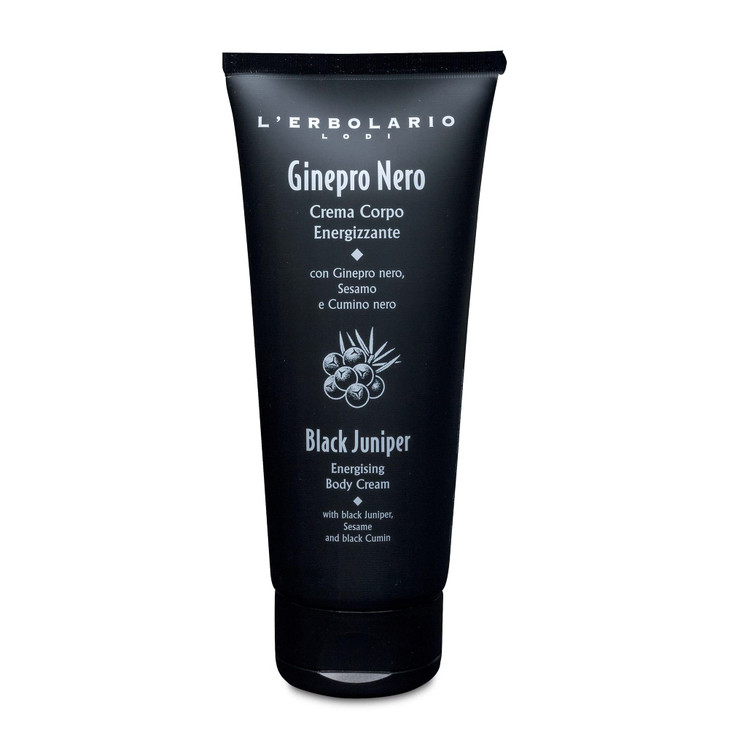 L Erbolario Energizing Body Cream Moisturizing Body Butter Replenishing And Nourishing Skin Care With Citrus Woody Scent Black Juniper 6.7