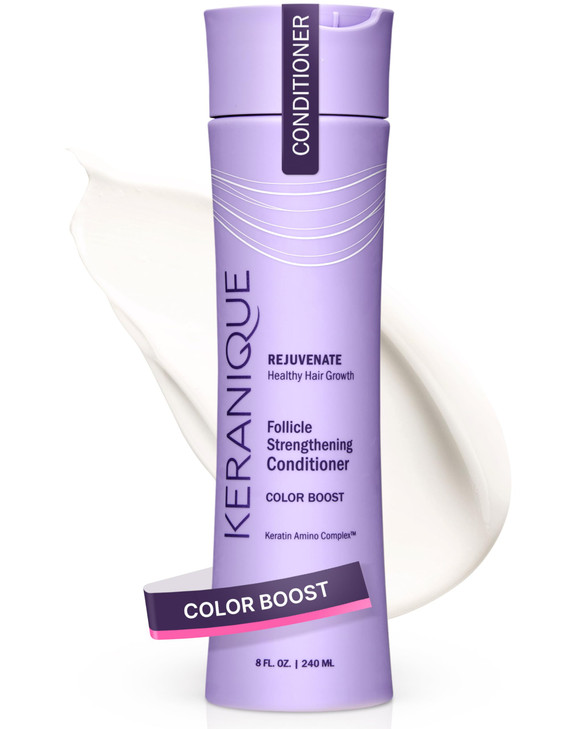 Keranique Color Boost Scalp Revitalizing Keratin Conditioner For Color Treated Hair Protect And Extend Color Sulfate Free Dyes And Parabens