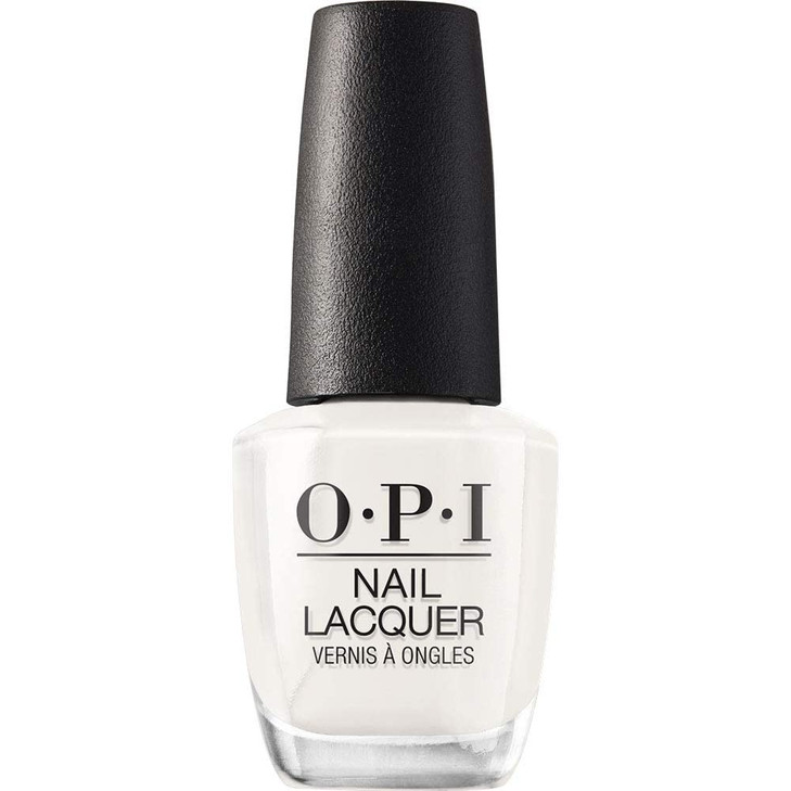 OPI Nail Lacquer Funny Bunny | Sheer Soft White Crème Chip Resistant Nail Polish | Fast Drying, Streak Free