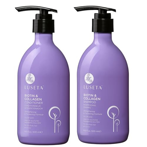 Luseta Biotin Shampoo And Conditioner Set Thickening For Thinning Hair