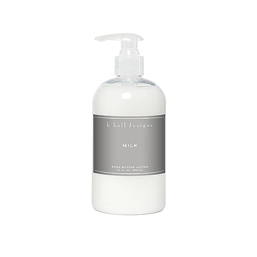 K. Hall Designs Milk Scented Shea Butter Lotion For Dry Skin