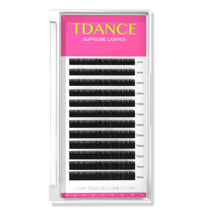Tdance Lash Extension Matte Black Eyelash Extension C Cc D Dd J B L Curl Volume And Classic Lash Extensions 0.03 0.18Mm Thickness