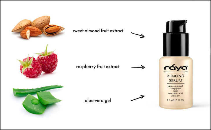 Raya Almond Serum 508 Exfoliating Facial Peel For Combination And Oily Skin Helps Minimize Pores And Brighten Complexion