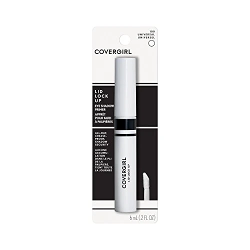 Covergirl Lid Lock Up Eyeshadow Primer Clear All Day Dries Quickly .06 Pound Crease Proof Shadow Security Maximizes The Wear And Intensity