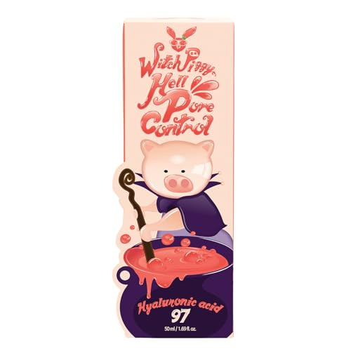 Elizavecca Witch Piggy Hell Pore Control Serum Formulated With 97 Percent Hyaluronic Acid 50 Ml