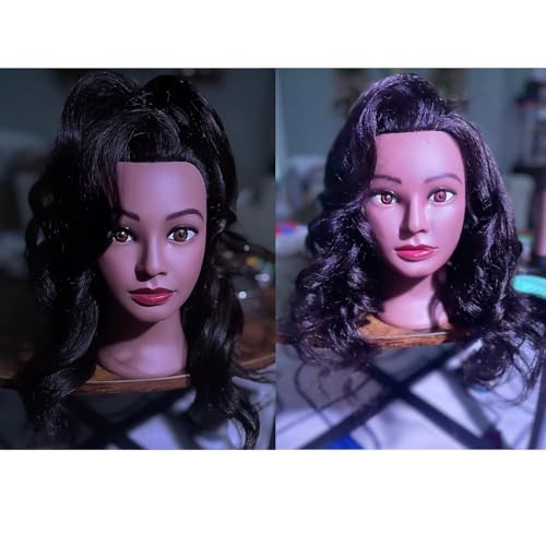 16 18 Inch 100 Percent Real Hair Mannequin Head For Hairdresser