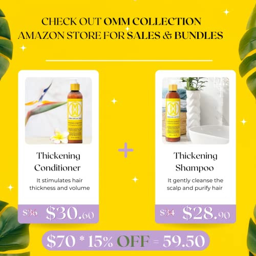 Omm Collection All Natural Hair Thickening Shampoo 240Ml