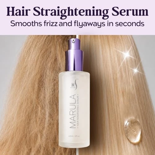 Herstyler Marula Oil Hair Serum For Smoothing And Straightening 2 Fl Oz