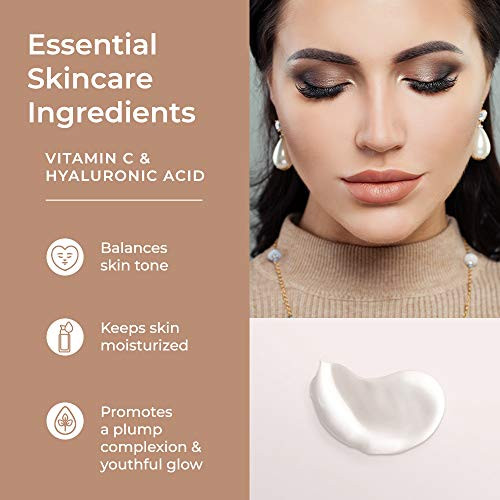 Monica Ann Beauty Dual Action Face Primer 30 Ml Hydrating Makeup Primer With Vitamin C And Hyaluronic Acid Smoothing Translucent Matte Pore