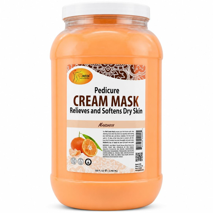 Spa Redi Salon Foot And Body Cream Mask Deep Moisturizing Pedicure 128 Oz
