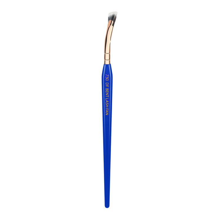 Bdellium Tools Professional Makeup Brush Golden Triangle 730 Bent Mascara Fan With All Vegan And Soft Synthetic Fibers For Applying Mascara