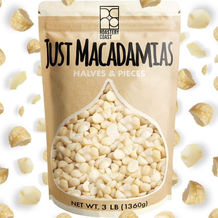 Roastery Coast Daily Nuts Just Raw Macadamia Nuts Unsalted Bulk Nuts Snack Nuts Healthy Nuts Gluten Free Macadamia Nut Butter Non Gmo Nut