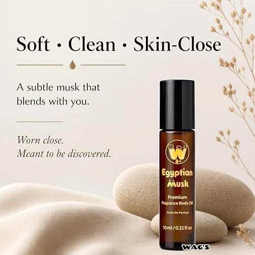 Wagsmarket Egyptian Musk Oil Choose From Roll On To 0.33Oz 4Oz Glass Bottle 0.33Oz Roll On