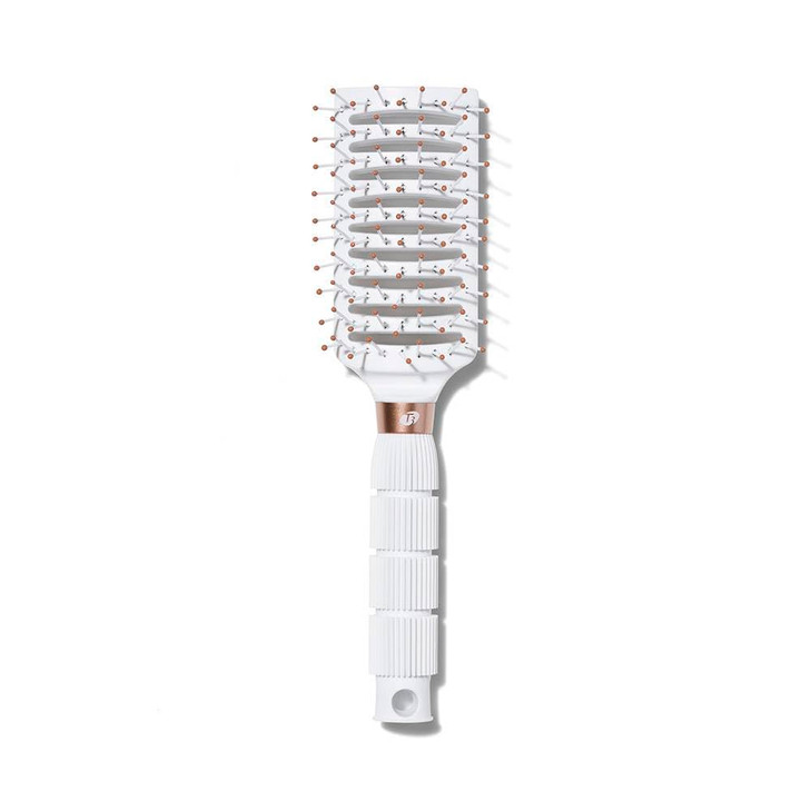 T3 Dry Vent Hair Brush Vented Detangling Brush For Fast Blow Drying Heat Resistant Bristles