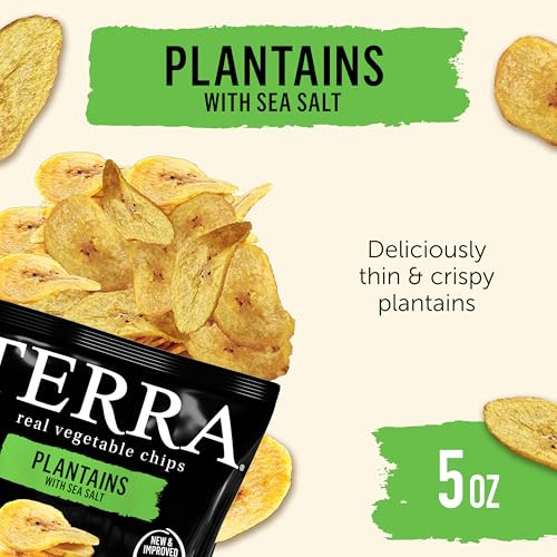 Terra Plantains Real Sea Salt Vegetable Chips 5 Oz
