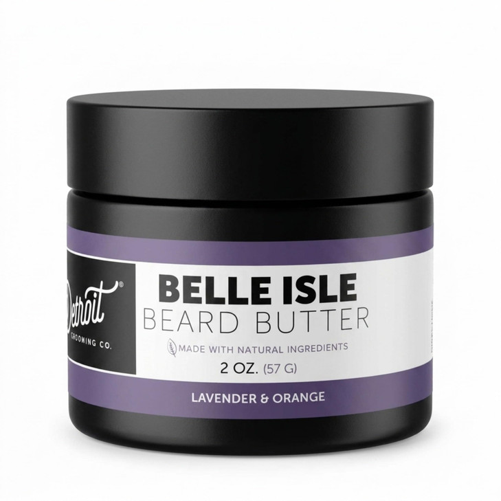 Detroit Grooming Co. Beard Butter For Men Premium Leave In Conditioner And Softener With Safflower Oil And Shea Butter Hydrating Beard