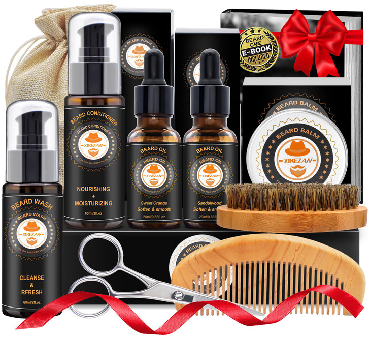 Beard Kit Christmas Stocking Stuffers Gifts Set For Men Him Grooming And Care