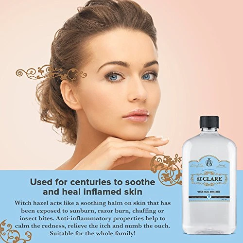 St Clare Unscented Aloe And Witch Hazel Facial Toner Alcohol Free 16Oz