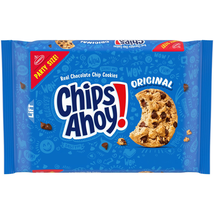 Chips Ahoy Original Chocolate Chip Cookies Party Size 25.3 Oz
