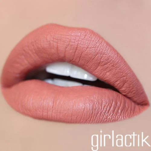Girlactik Long Lasting Matte Lip Paint Liquid Lipstick In Allure Long Wearing Smooth Application Pigmented Non Crack Formula Lightweight 7.5