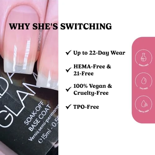 Madam Glam Gel Nail Base Coat Clear