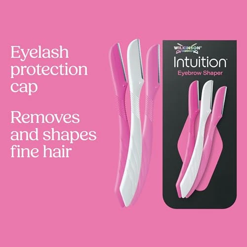 Wilkinson Sword Intuition Eyebrow Shaper Razor For Women 3 Beauty Tools