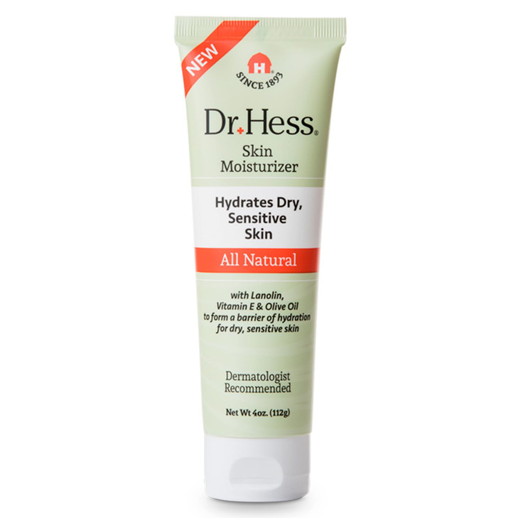 Dr. Hess Face Moisturizer For Dry And Sensitive Skin Nourishing Lanolin Vitamin E And Olive Oil Formula Healing Hydrating Facial And Body