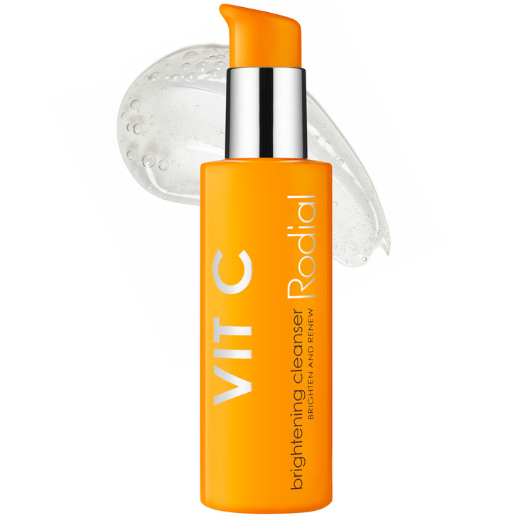 Rodial Vitamin C Brightening Facial Cleanser 4.6 Fl Oz Daily Gel Face Wash With Vitamin C Glycolic And Lactic Acids For Smoother Firmer More