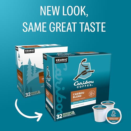 Caribou Coffee Caribou Blend Keurig Single Serve K Cup Pods Medium Roast Coffee 32 Count Pack Of 1