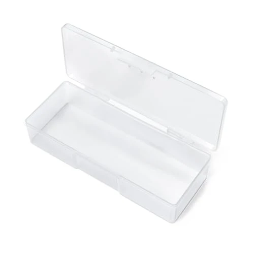 Rolabling Transparent Box Storage Case For Nail Art Equipment Manicure Tool