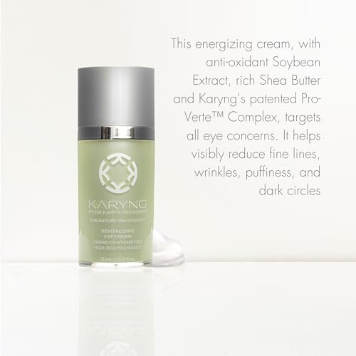 Karyng Revitalizing Peptide Eye Cream Anti Aging Treatment For Puffiness Fine Lines Dark Circles Dry Skin And Daily Hydration Soothing