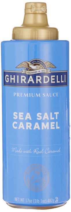 Ghirardelli Sea Salt Caramel Sauce 17 Oz Squeeze Bottle