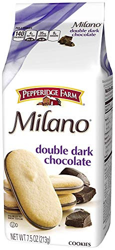 Pepperidge Farm Milano Cookies Double Dark Chocolate 3 Bags 7.5 Oz. Each