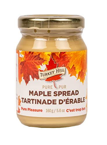 Turkey Hill Sugarbush Pure Canadian Premium Maple Butter With Spread Glass Jar All Natural Delicious Ingredients For Kids And Adults 5.52
