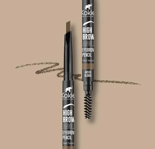 Kokie Cosmetics High Brow Angled Eyebrow Pencil Rich Brunette 0.012 Ounce