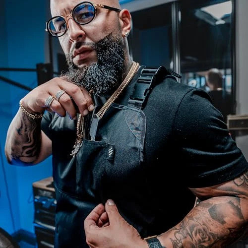 Barber Strong The Barber Apron 10 Pockets Black Regular Fit