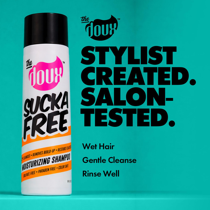 The Doux Sucka Free Moisturizing Shampoo Sulfate Free Cleanser 8 Oz
