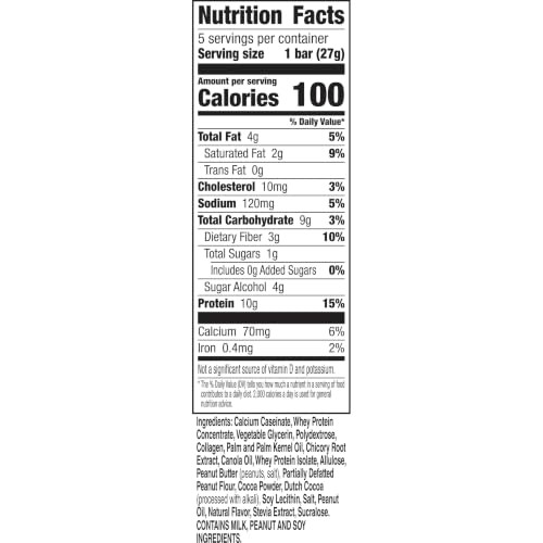Protein One Peanut Butter Chocolate Protein Bars 5 Ct 4.8 Oz